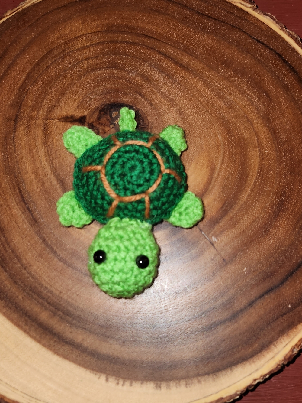 Handmade Green Turtle Small Pet Toy - Bright Green Plush Toy